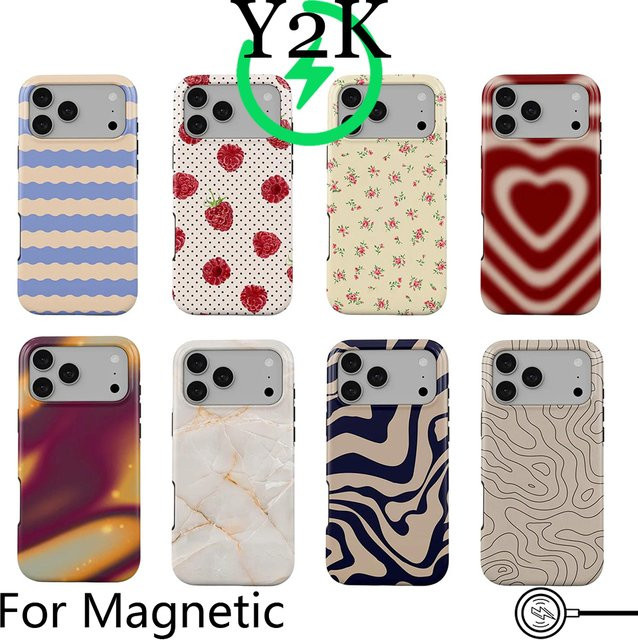 Clmj Summer Forever Magnetische Doppelschicht Handyhülle für iPhone 17 16 15 14 13 12 11 Pro Max Plus Air - Bild 1