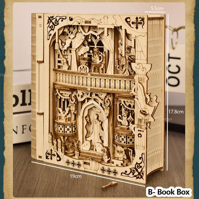 Binchi Outdoor Product Buch der Geheimnisse, 3D-Puzzle Holz, ab 14 Jahren - Bild 1