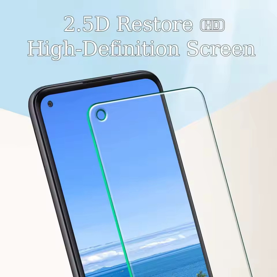 3 Stück Displayschutzfolien aus gehärtetem Glas für Samsung Galaxy A11 und M11, transparent - Bild 2