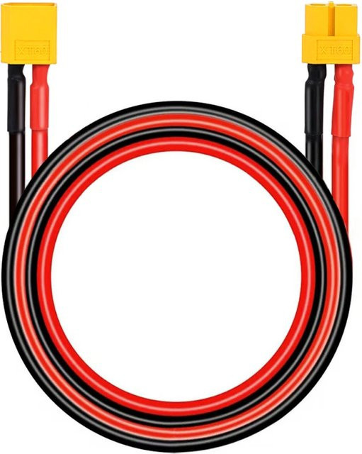 Amass XT60 12AWG Paralleler Batterieanschluss Stecker und Buchse mit Silikondraht für RC Batteriemotor, Länge: 40 cm oder 60 cm - Bild 1
