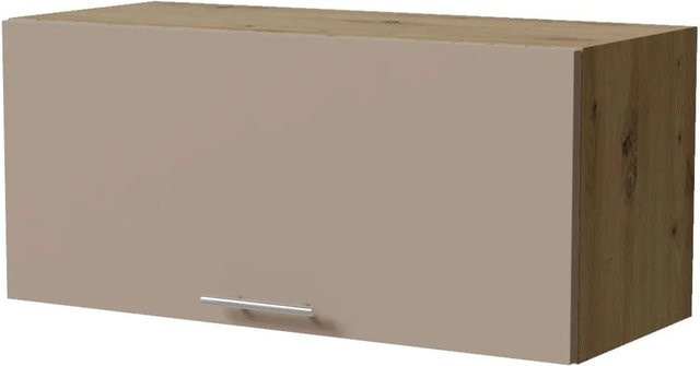 Feldmann-Wohnen Klapphängeschrank Brerra W4B Eiche Artisan in Graubeige Matt mit Gasdruckdämpfer, B/T/H: 80 x 32,5 x 36 cm - Bild 1