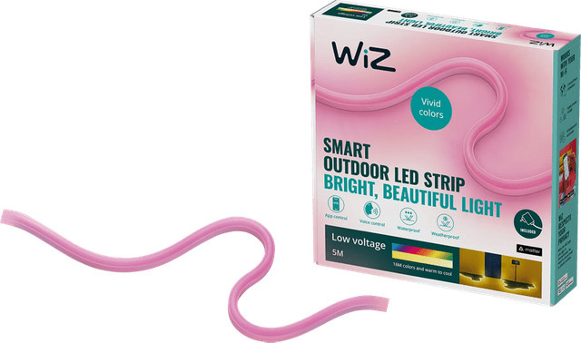 WiZ Outdoor LED-Strip Tunable White & Color in Weiß und Multicolour, 5 m - Bild 1