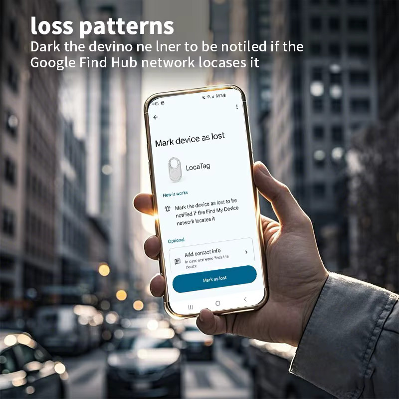 HIMOJO 2-teiliger Android-Ortungsfinder für Langstreckenpositionierung, kompatibel mit Google Find My Device App, Fernortungsgerät für Samsung und Xiaomi, Schwarz und Weiß - Bild 4