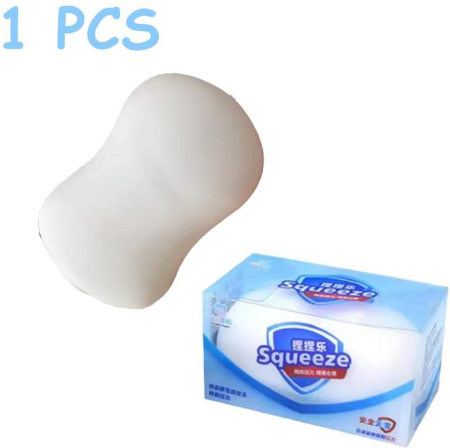 Seifenball Squishy Seife Stressball Fidget Spielzeug, 1-12 Stück, white - Bild 1