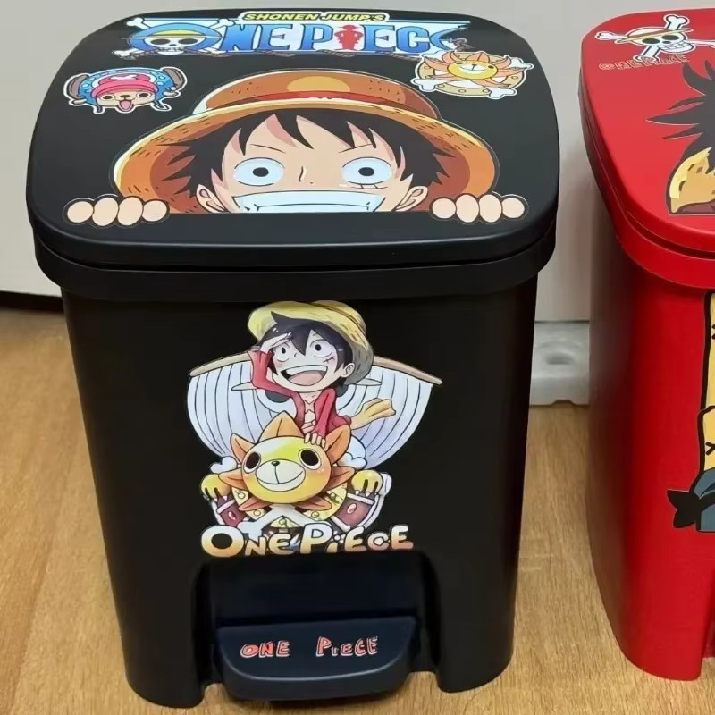 Bandai One Piece Ruffy Zoro Mülleimer mit Pedal aus Kunststoff - Bild 2