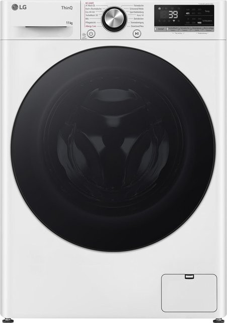 LG F4W11A Frontlader Waschmaschine in Weiß mit 11 kg Kapazität und 1400 U/min - Bild 1