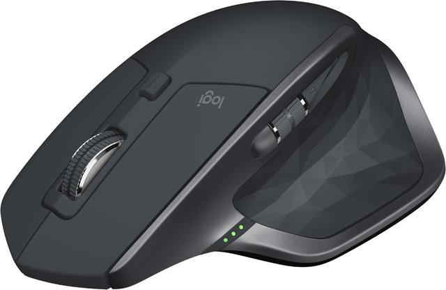Logitech MX Master 2S Kabellose Bluetooth-Maus in Anthrazit/Grau - Bild 1