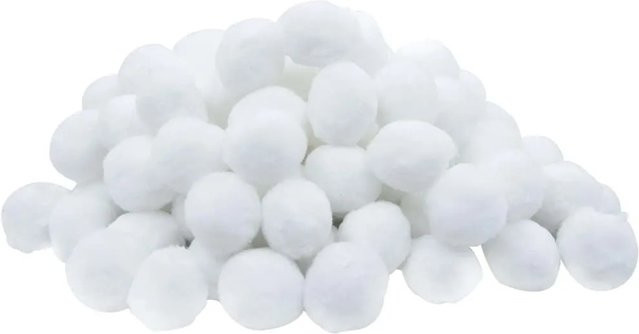 vidaXL Pool-Filterkugeln aus weißem Polyethylen, 700 g - Bild 1
