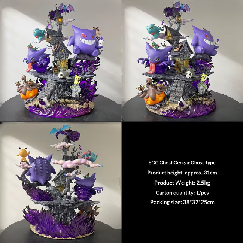 Bandai Pokémon Geisterfamilie Eimer Geng Ghost Evolution Group, Verzierung - Bild 3