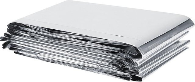 Meterk Reflektierende Folie für Garten und Gewächshaus in Silber und Weiß, B: 210 cm, H: 155 cm - Bild 1