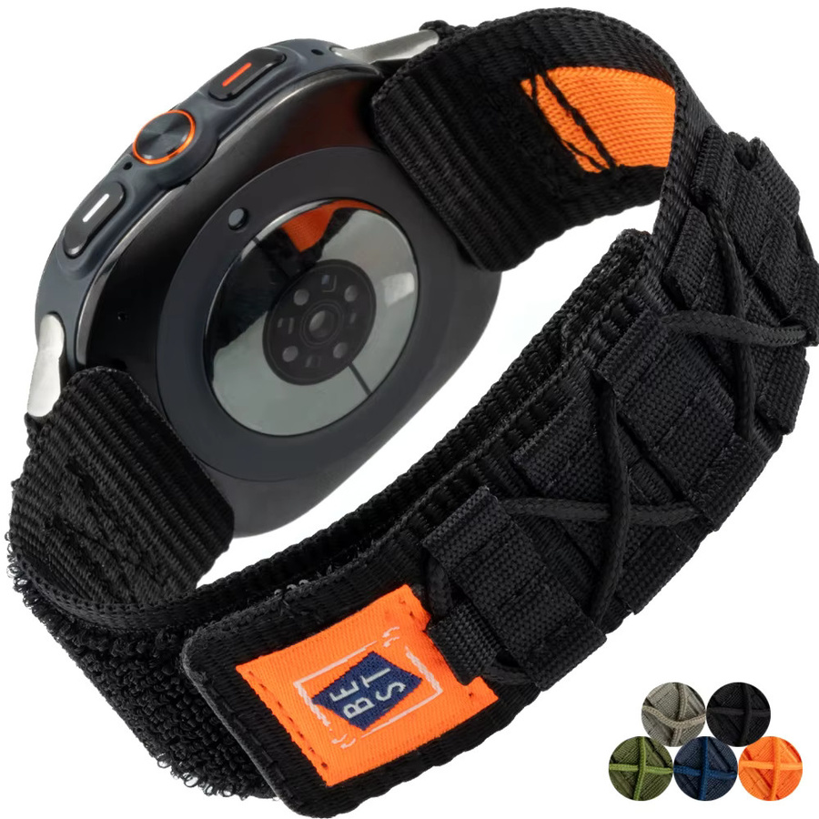 CAOWTAN Uhrenarmband Nylon, Textil/NATO, Unisex, Samsung Galaxy Watch Ultra 47mm - Bild 2