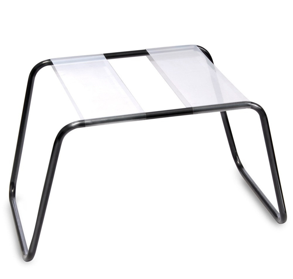 Fetish Fantasy Series Sexhocker The Incredible Sex Stool in Schwarz, belastbar bis 135 kg, B/T/H: 60,0 x 43,0 x 38,0 cm - Bild 1