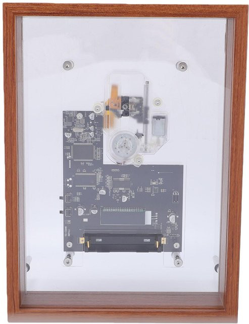 KaiSai Retro CD Player aus transparentem Acryl mit Bluetooth und HiFi Sound, Farbe Weiß - Bild 1
