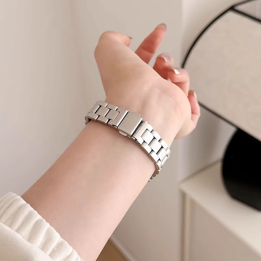 CHIICSMART Uhrenarmband Edelstahl, Silber, Unisex - Bild 3