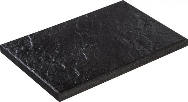 Diephaus Terrassenplatte Imola Schwarz-Basalt aus Beton, B/T/H: 60 x 40 x 4 cm - Bild 1