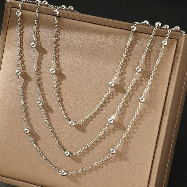 Lucky Star Jewelry Halskette, Edelstahl, Perlen, Zirkon, Damen - Bild 1