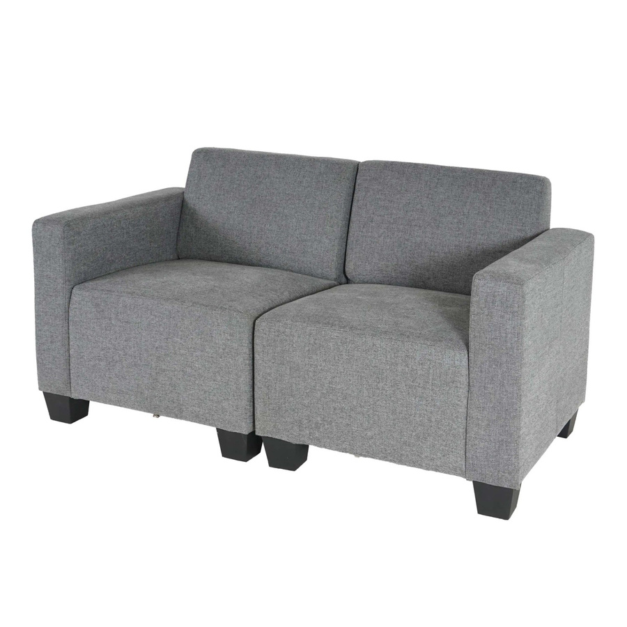 MCW Moncalieri Modular 2-Sitzer Sofa in Grau mit Stoffbezug - Bild 3