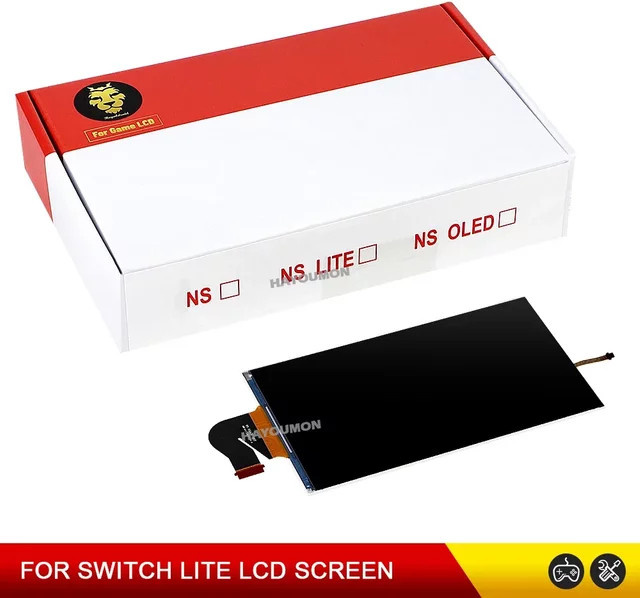 mbchips mc Ersatz LCD Display Panel und Digitizer für Nintendo Switch Lite in Schwarz - Bild 1