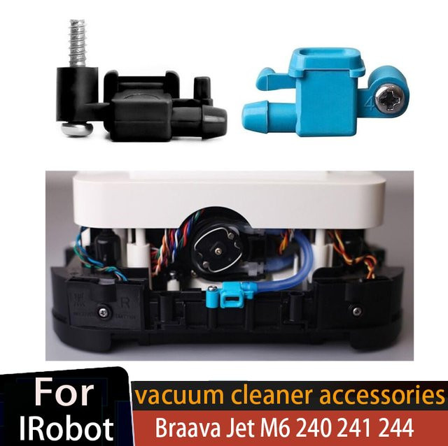 Ersatz-Sprühdüse für iRobot Braava Jet M6 240 241 244 Serie Roboter-Staubsauger, Schwarz - Bild 1