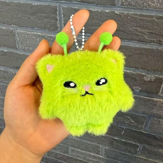 Yiran toy Schlüsselanhänger Alien-Katze, Plüsch, Kinder - Bild 1