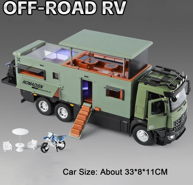 Offroad Wohnmobil Modellauto, 1:18 Maßstab, mit Licht und Ton, ab 14 Jahren - Bild 1