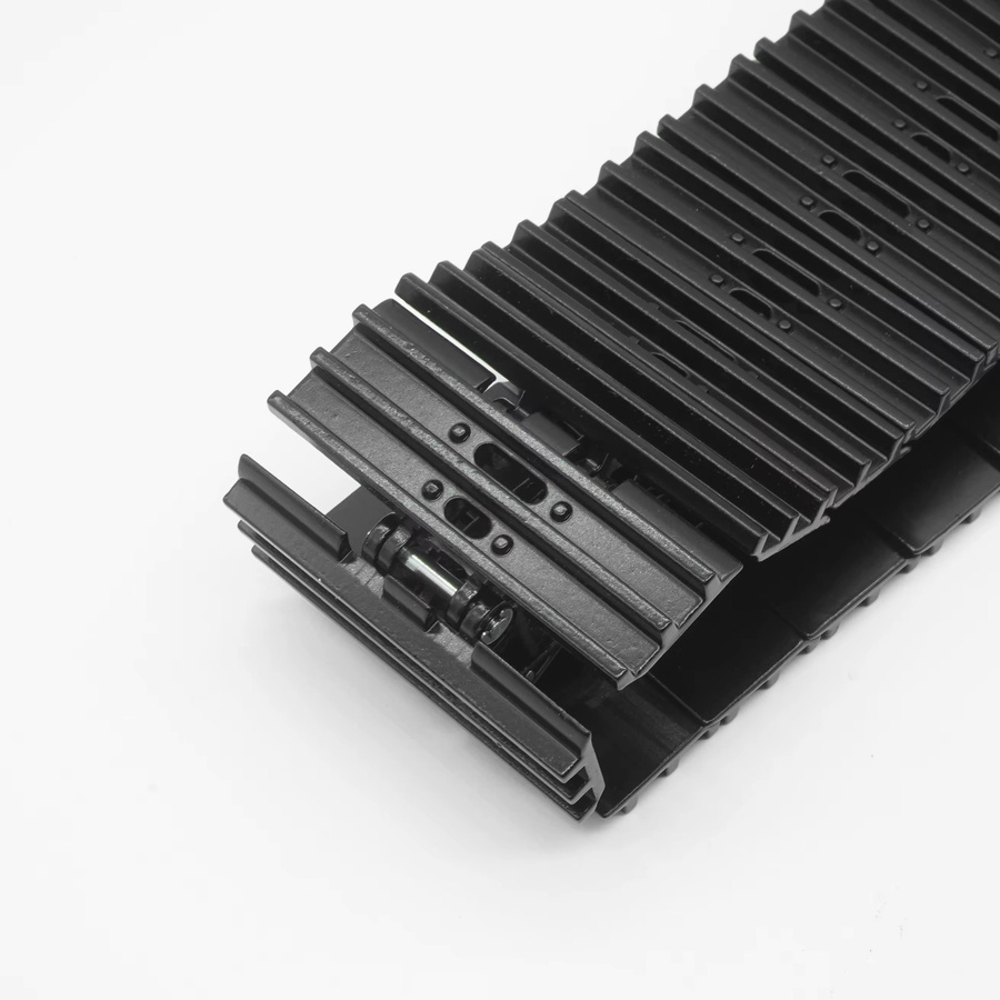 CUT Raupenketten mit drei Rippen, Zinklegierung, für 1/12 1/14 Hydraulikbagger oder DIY-Modellteile - Bild 2