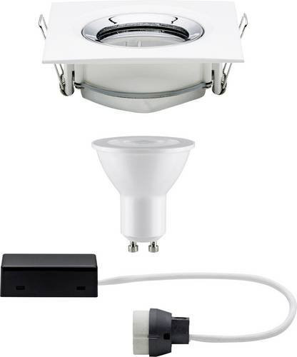 Paulmann Nova LED Bad-Einbauleuchte Set GU10 7W IP65 in Weiß und Chrom - Bild 1
