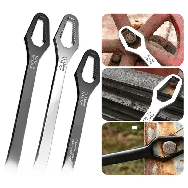 Universal Torx Schlüssel von louCnloin, verstellbarer Doppel-Kopf Spanner für 8 bis 22 mm, Schwarz - Bild 6