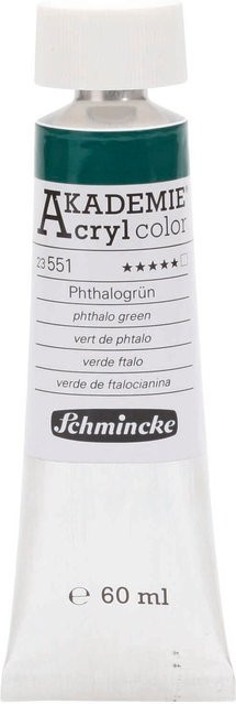 Schmincke Akademie Acrylcolor Phthalogrün 60 ml - Bild 1