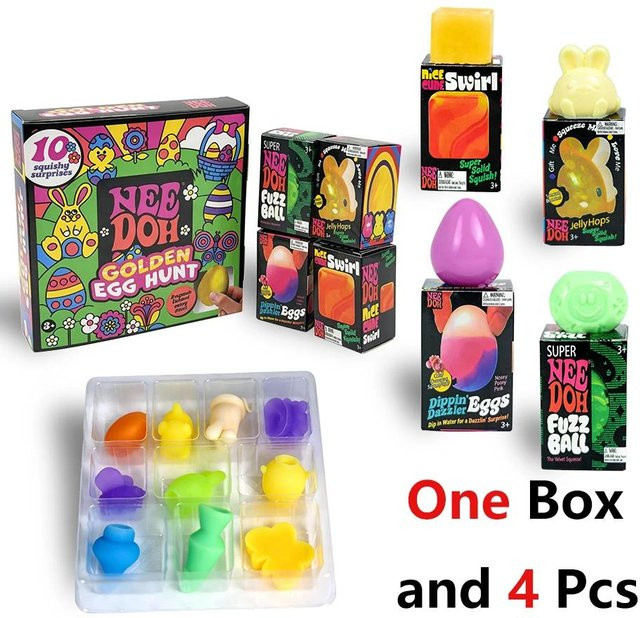 Nee-doh Goldenes Ei Schatzsuche Blind Box, Fidget Spielzeug - Bild 1