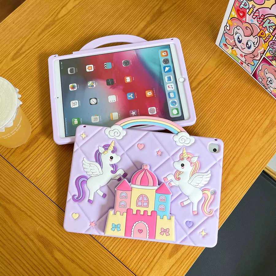 Nette Einhorn Schutzhülle für Huawei Honor Pad X8A und X9 11 Zoll 2024 im Cartoon Design - Bild 2