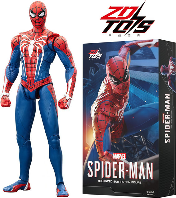 ZD Spider-Man Peter Parker Actionfigur Sammelmodell als Desktop-Ornament - Bild 1