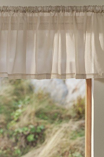 Jotex Stoffvorhang Corinne in Beige, halbtransparent, Baumwolle - Bild 1