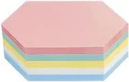 magnetoplan Moderationskarten Rhombus, 250 Stück, Multicolor, B: 20,0 cm, H: 9,5 cm - Bild 1