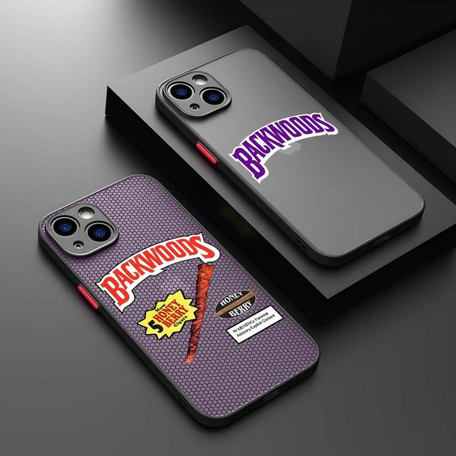 B-Backwoods Logo Handyhülle für iPhone 16 15 14 13 12 11 Pro Max Plus X XS Matt Transparent - Bild 1