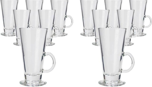 Stölzle Lausitz Latte Macchiato Gläser V-Shape, transparent, 12er Set, 265 ml - Bild 1