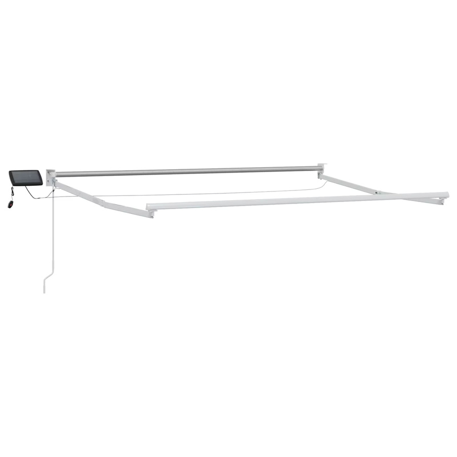 Motorisierter Markisenrahmen aus Aluminium in Weiß, B/T: 300 x 250 cm - Bild 2