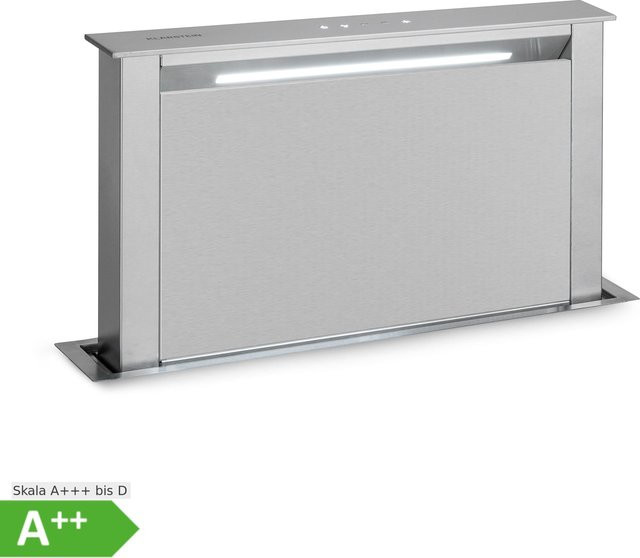 Klarstein Royal Flush Eco Dunstabzugshaube Downdraft in Edelstahl, Breite: 60 cm, 604 m³/h, Energieeffizienzklasse A+ - Bild 1