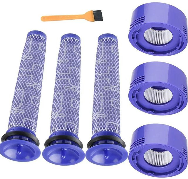 Dyson Ersatzfilter Set für Vorfilter und HEPA-Nachfilter passend für Dyson V7 und V8 kabellose Staubsauger - Bild 1