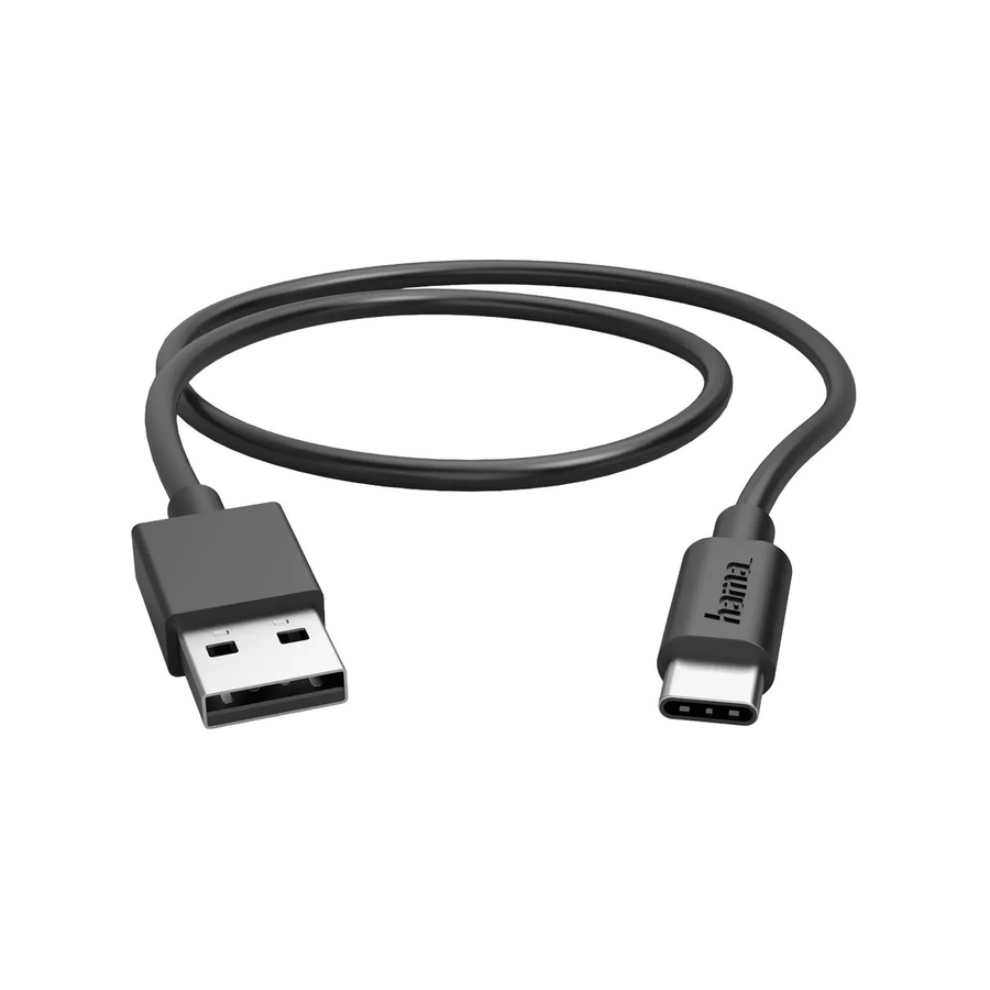 Hama USB-A auf USB-C Ladekabel in Schwarz, 0,5 m - Bild 2