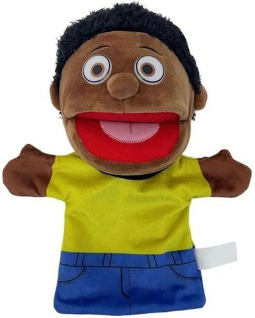 Yiran Health & Beauty Afrikanische Bildungs-Fingerpuppen, Plüsch-Handpuppe, ab 0 Jahren - Bild 1