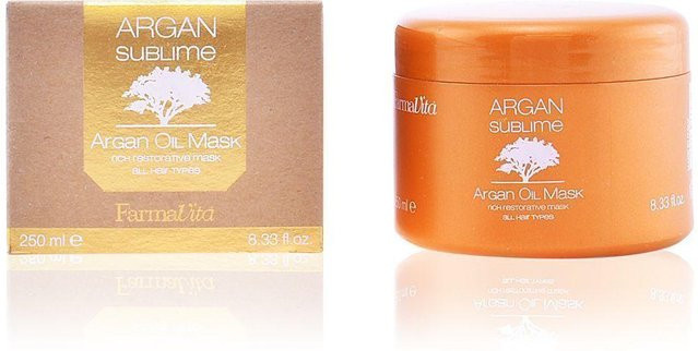 Farmavita Argan Sublime Maske, 1000 ml, mit Arganöl, trockenes Haar - Bild 1
