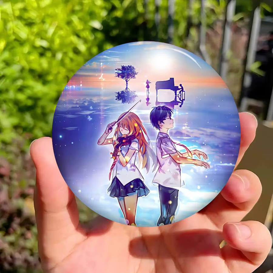 Mesuca Brosche Anime Your Lie In April, Weißblech - Bild 5