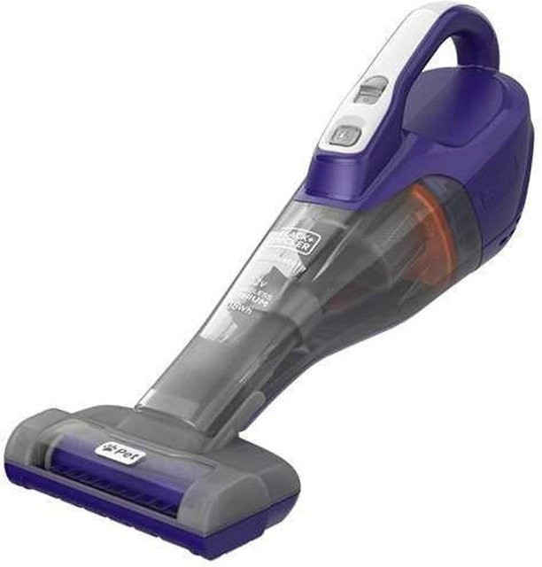 Black & Decker DVB315JP Dustbuster Akkustaubsauger für Tierhaare in Violett/Titanium - Bild 1