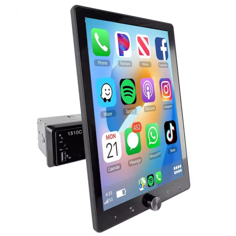 Mopect Universelles Autoradio mit Android 15, 10,4 Zoll Touchscreen, 360 Grad Kamera, Kabelloses Carplay, Android Auto, GPS-Navigation und WLAN in Schwarz - Bild 7