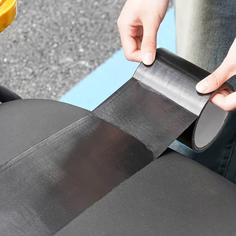 Verschleißfestes Reparaturband aus Stoff auf schwarzer Basis für Leder, Sofas und Kissen - Bild 4