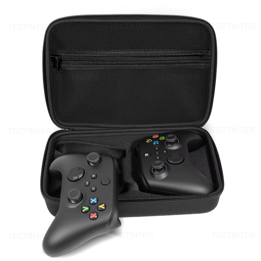 YECKTEGJ Dual Controller Tragetasche für Xbox Series und PS5 Controller in Schwarz - Bild 2