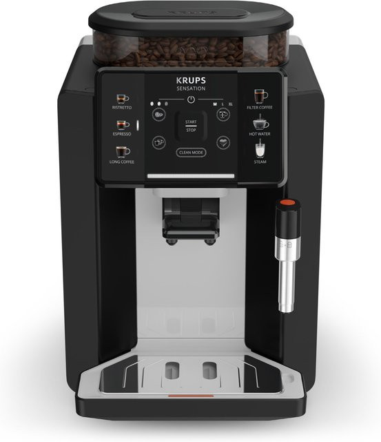 Krups Kaffeevollautomat Sensation EA910A mit Milchdüse in Schwarz - Bild 3