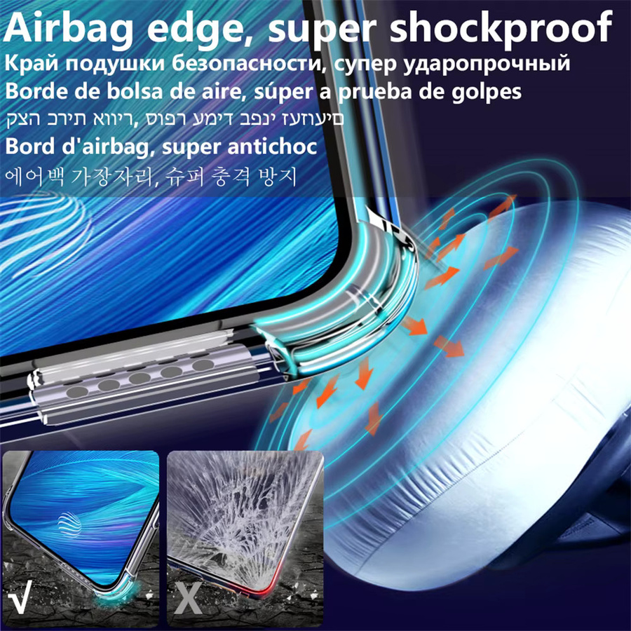 Stoßfeste transparente Silikon Handyhülle für Realme GT Neo, Pro, Plus, X2, X3 und weitere Modelle - Bild 2