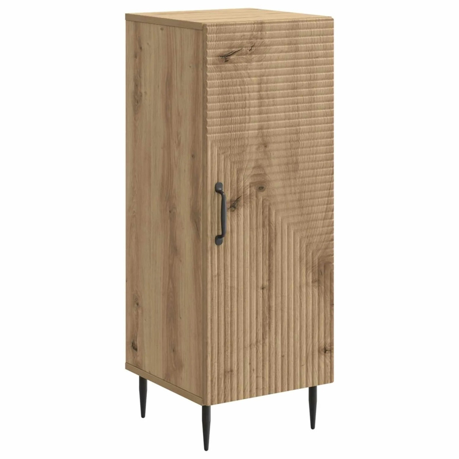 vidaXL Sideboard Artisan-Eiche in Braun aus Holzwerkstoff, B/T/H: 33 x 34,5 x 89,5 cm - Bild 2